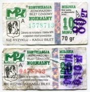 Bilety MPK  Lublin - 10min, 20min - Normalny 