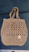 Torba hand made ze sznurka jutowego