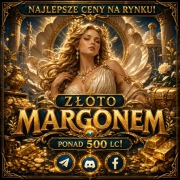 Margonem Złoto Gold LEGIT Aether 1zł = 14,000,000 MLN Złota +500 LC!