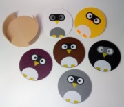 Podkładka podstawka pod kubek szklankę "Angry birds" 2.0