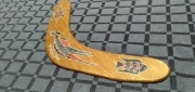 DREWNIANY BUMERANG 30 cm pamiątka z Australii 