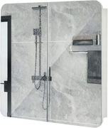 Szafka Łazienkowa z Lustrem Nowoczesny Styl 68 x 13 x 66 cm