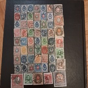 Imperium rosyjski  znaczki  bez powtarzania  1