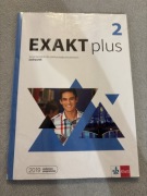 Exakt plus 2 podręcznik do języka niemieckiego dla szkół ponadpodstawowych.