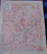 Oryginalny plan miasta z XIX w. do aranżacji wnętrza