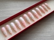 Ręcznie malowane sztuczne paznokcie,press on nails