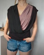 Fiorella Rubino Nowa cudna bluzka kopertowa wiskoza rozmiar M 