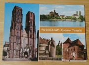 WROCŁAW Ostrów Tumski Pocztówka S. Arczyński K. Jabłoński KAW 1981