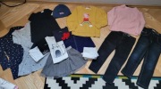 Zestaw paka ubrań dla dziewczynki r.110