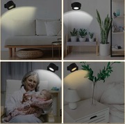 Kinkiet wewnętrzny z pilotem