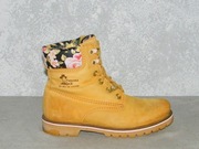 PANAMA JACK 03 B1 Limited Rose - TRAPERY SKÓRA - rozm. 39 - WSPANIAŁE !!!