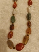 Orginalny naszyjnik z kamieni naturalnych-Agat