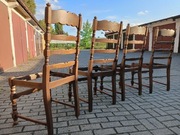 Zabytkowe krzesła drewniane 6 sztuk - Transport Gratis !
