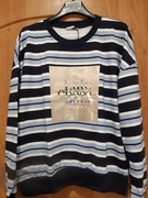 Bluza Megi lxl granatowa w pasy, większa