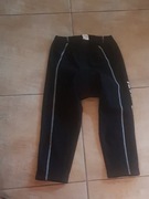 spodnie  rowerowe 3/4 z wkładką męskie rozm S