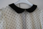 Wyprzedaż szafy!! 1+1 Bluzka ZARA w kropki oraz top. (r.M)