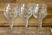 Kieliszki do wina Polski kryształ ręcznie szlifowany zestaw 6