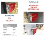 Bezdotykowa stacja do dezynfekcji rąk automat