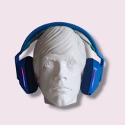Stojak na słuchawki głowa Luke Skywalker, star wars, popiersie.Różne kolory