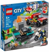 LEGO 60319 AKCJA STRAŻACKA I POLICYJN POŚCIG