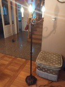 stara lampa  podłogowa 3 ramiona kandelabr