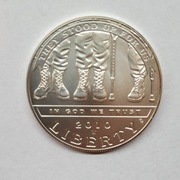 2010 W 1 $ USA ŻOŁNIERZE INWALIDZI WOJENNI