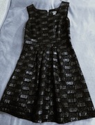 EMO Sukienka czarna błyszcząca r. 36 (34) NOWA z metką