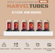 Zegar z Tubami Nixie IPS i Kolorowym RGB – Dekoracja Pokoju Wifi