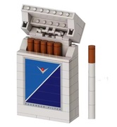 kreatywne pudełko na papierosy klocki zestaw Recessed Filter