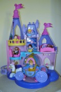 Little People Disney unikat muzyczny zamek księżniczek, karoca,interaktywny
