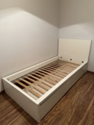 Łóżko Ikea Vihals pod materac 90x200 białe