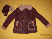 KOŻUSZEK z pilotką kożuchową dla chłopca st. dobry