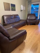 Kanapa skórzana i fotel