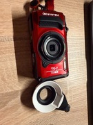 Aparat OM System Tough TG-7 czerwony + Dodatki / Gwarancja