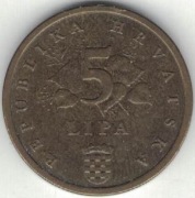 Chorwacja 5 lipa lip 2003 - 18 mm - nr 4