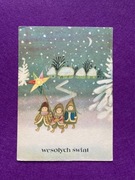 Danuta Konwicka Pocztówka Boże Narodzenie Wesołych Świąt 