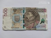 Banknot 500 zł