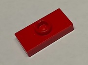 Lego 3794 płytka 1x2 czerwony - 3 sztuki !