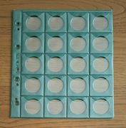 Kabe 1298 - Specjalna strona, typu Numis na 20 monet o śr. 29,5mm