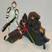 Star Wars-Geonosis Arena- Luminara Unduli & Clone Trooper