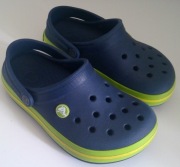 Crocs - oryginalne granatowe Junior roz.32-33 dl. wkl.20cm