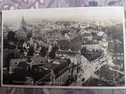 Stara Pocztówka Allenstein (Olsztyn). Widok miasta. Rok 1931. Oryginał
