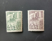 Fi 579-580* czyste, z podlepką. 1951r. Budownictwo