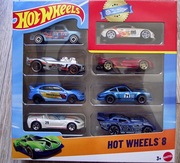 Hot Wheels 8 pack Toyota GR86,Corvette C8.R,Honda Civic Type R, Porsche 911