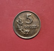 Moneta 5 groszy 1949, Polska