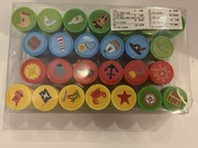 Stemple piraci 26 szt pieczątki dla dzieci