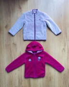 Kurtka/bluza z podszewką + bluza z kapturem, rozm. 110.