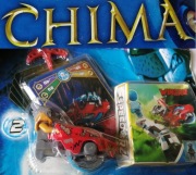 klocki chima pojazd speedorz na napęd figurka klucz napęd speedor karty