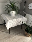 Piękny biały obrus  110/160