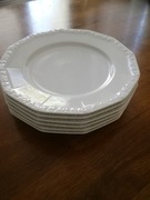 Rosenthal Biala Maria komplet 6  talerzy obiadowych 27 cm